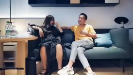 170性感长裙妹子，舌吻摸逼调情一番，后入大力猛操呻吟