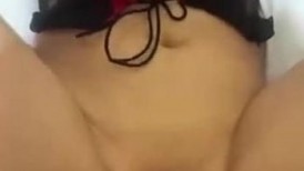 极品情侣母狗在酒店跟男友玩SM情趣，穿上红色制服和丝袜，这也太诱惑了，不雅视频流出 IMG_0991